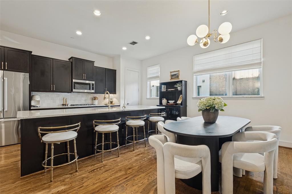 Kitchen and dining