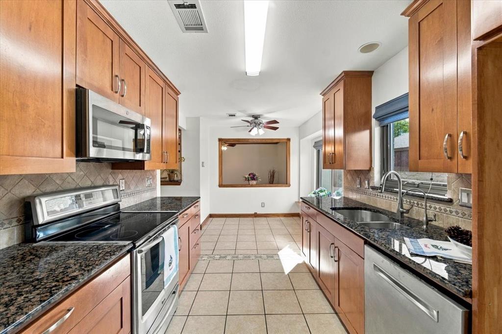 Another view of the beautiful, efficient kitchen