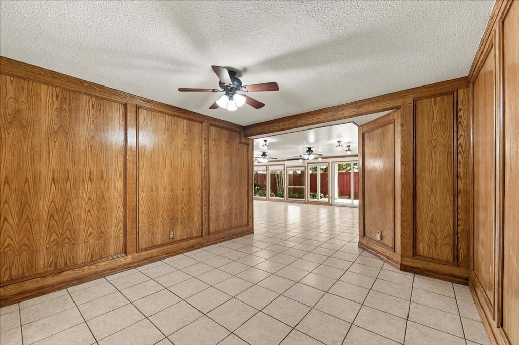 Office opens to the sunroom