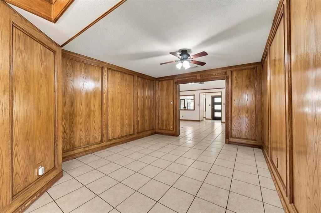 Interior room with doors to enclose it - opens to living room