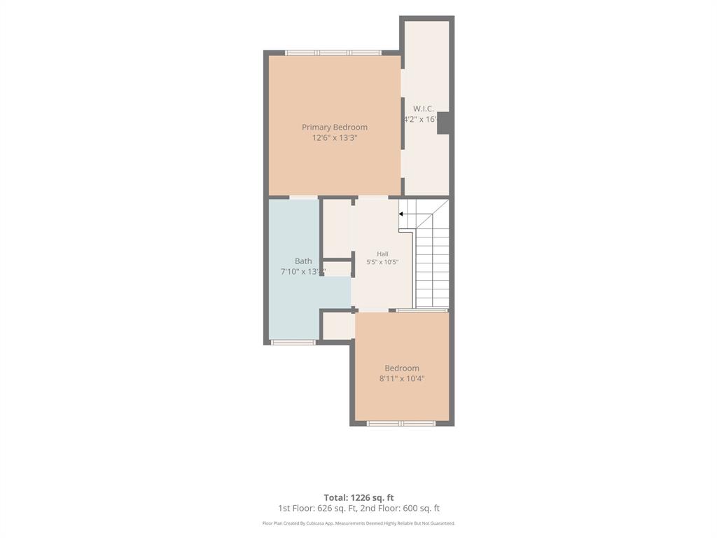Floor plan, upper level