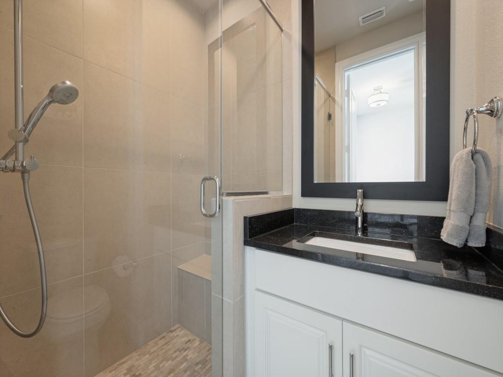 The Second Bedroom Features a Private Bath with Walk-in Shower.