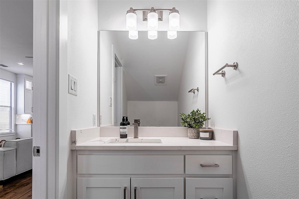 half bathroom downstairs