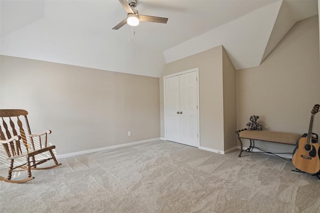 Oversized bedroom ideal for a home office, craft room, or media room