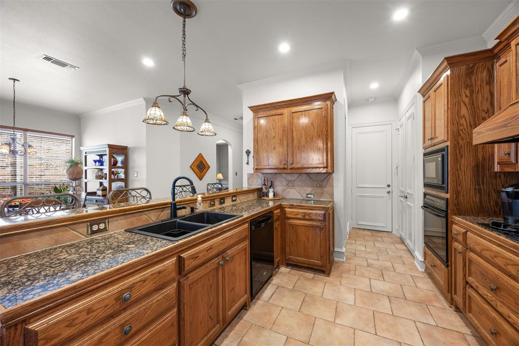 Open kitchen is ready for your favorite meals.