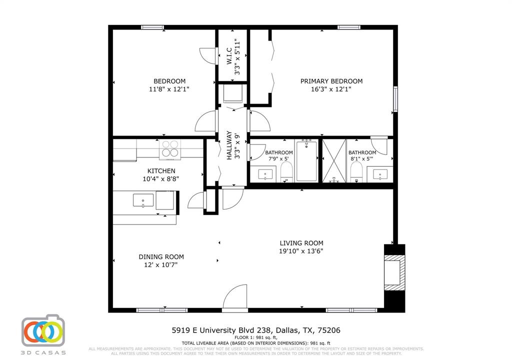 5919 E University Boulevard, #238, Dallas, TX 75206