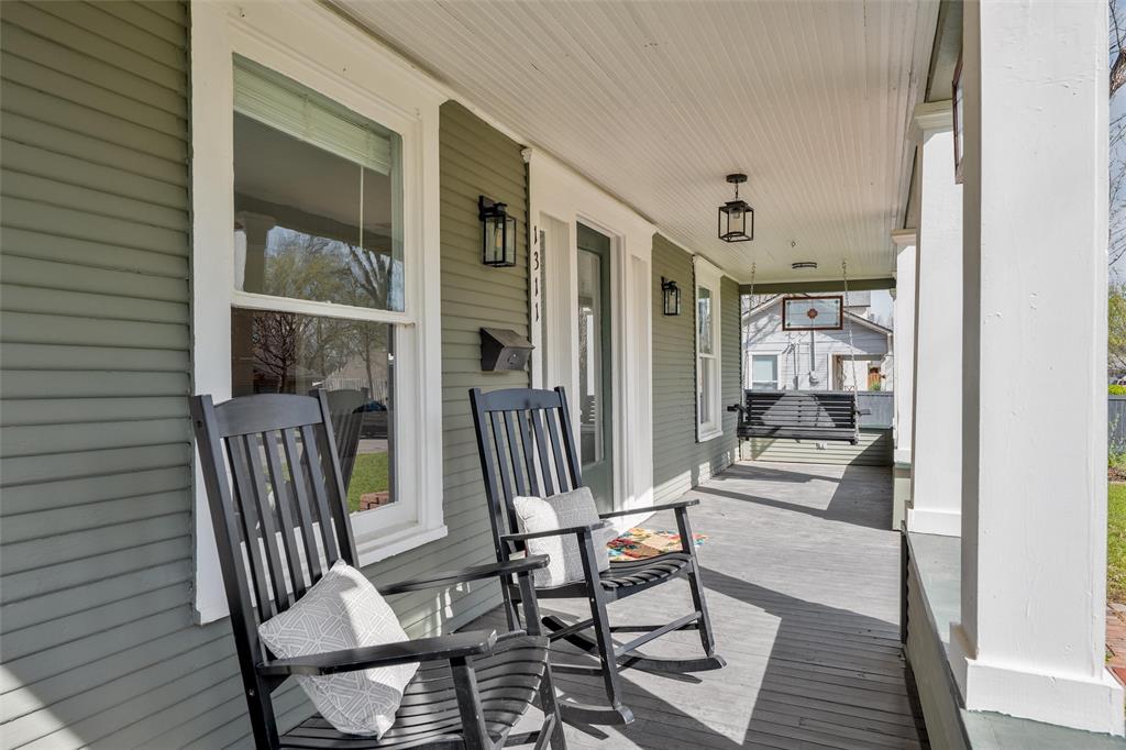 Front porch of main home.