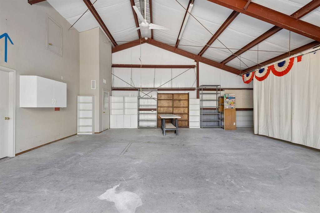 Oversized detached garage. It is 1,500 sf