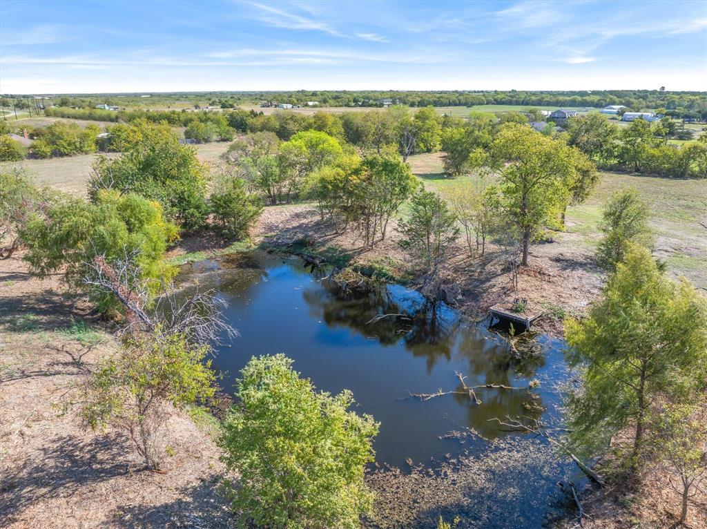 one small pond on property