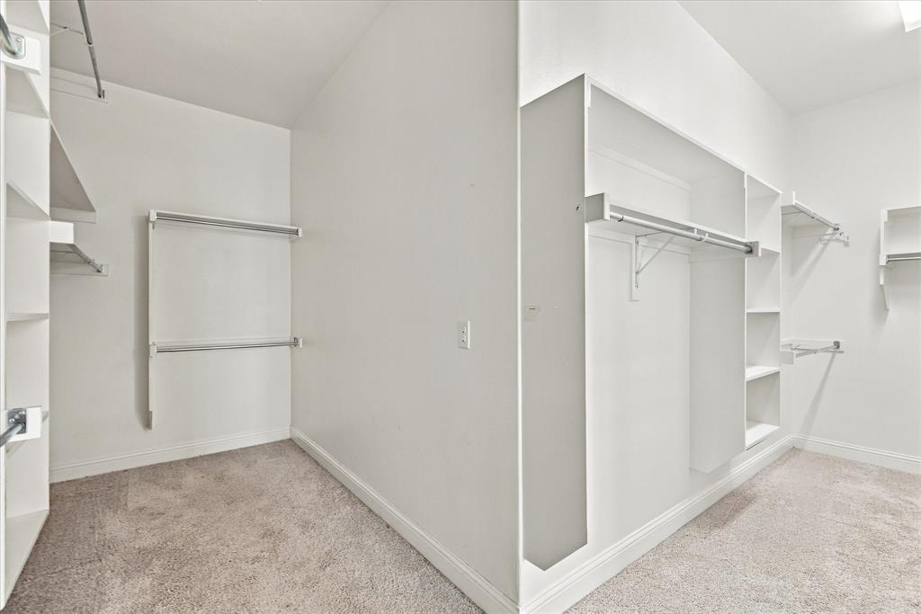 Huge walk-in primary closet