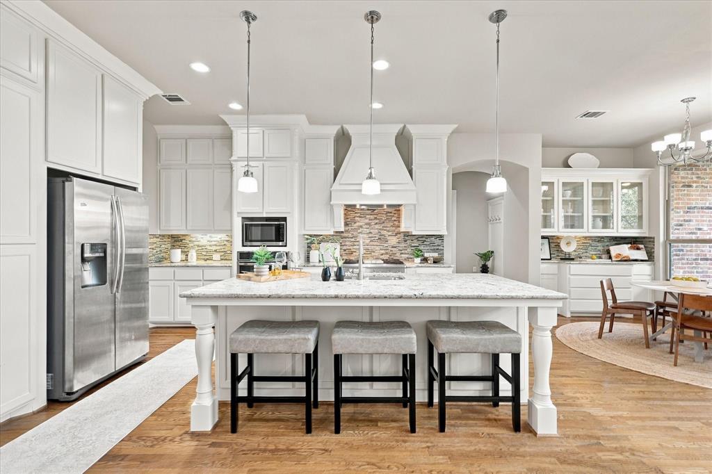 Gorgeous white kitchen with ample cabinet space