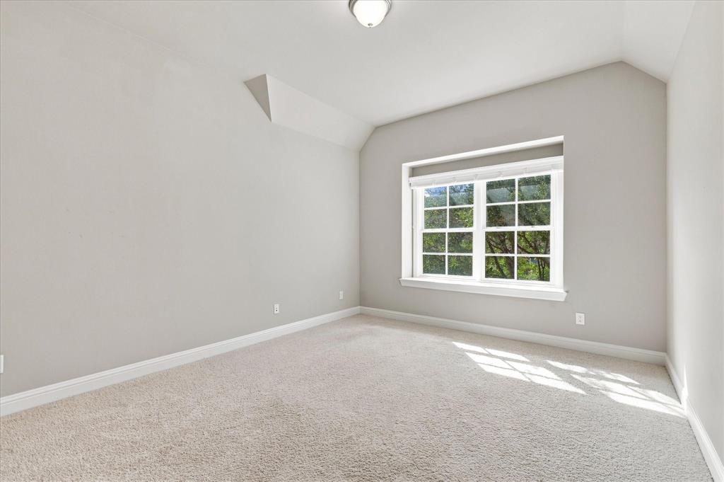 Upstairs bedroom with walk-in closet