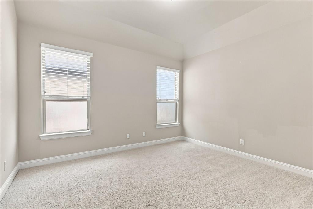 Upstairs bedroom with walk-in closet