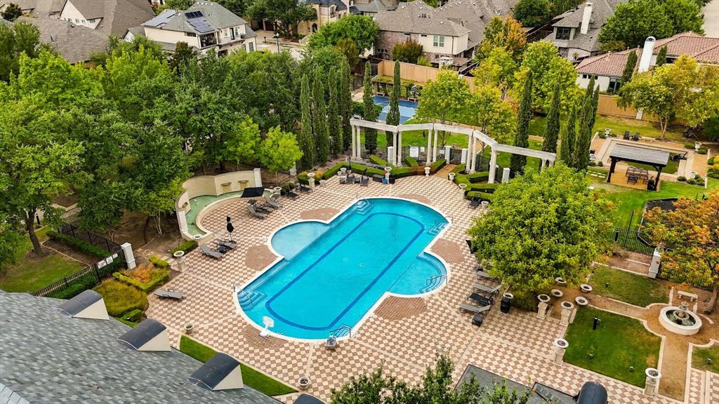 Resort style pool exclusive for residents
