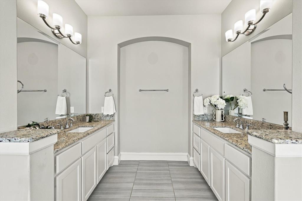 Separate vanities