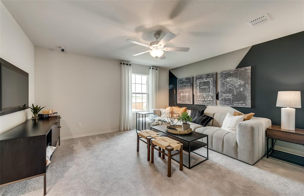 *Model Representation - Spacious game room on second level