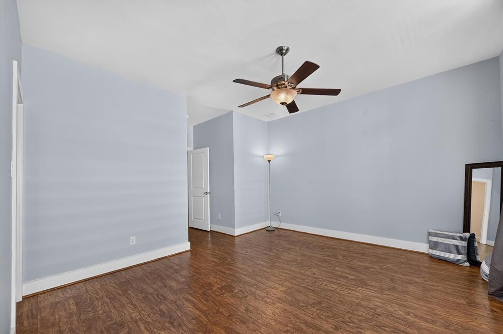 Large primary bedroom with ensuite bath