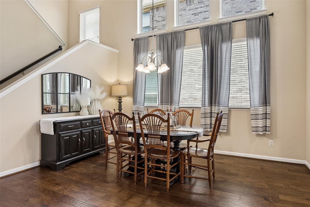 Dining area with great natural light