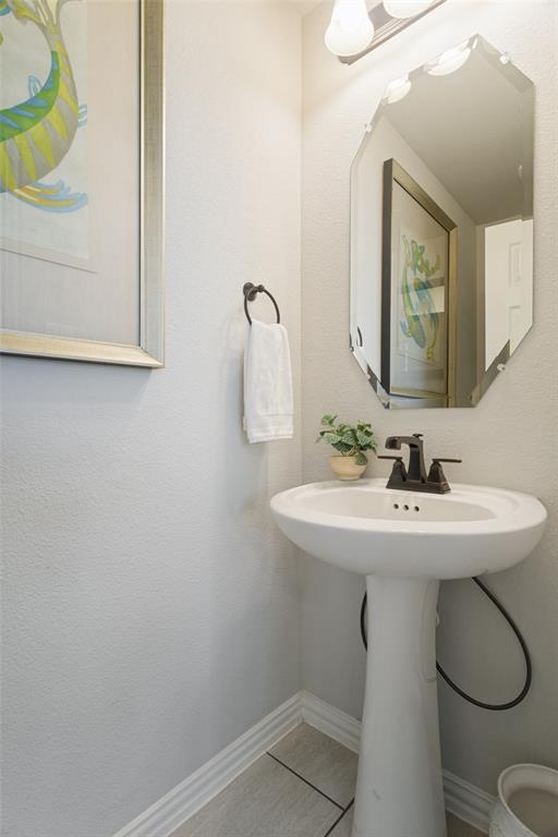 Power bath for the game room.