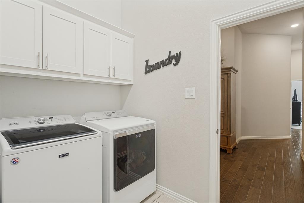 Conveniently located between the Primary suite and secondary bedrooms.