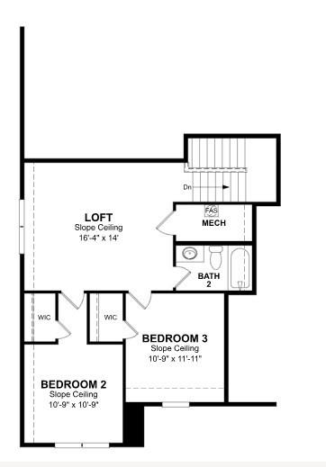 Beazer Homes Brookville Estates Avalon Floorplan.