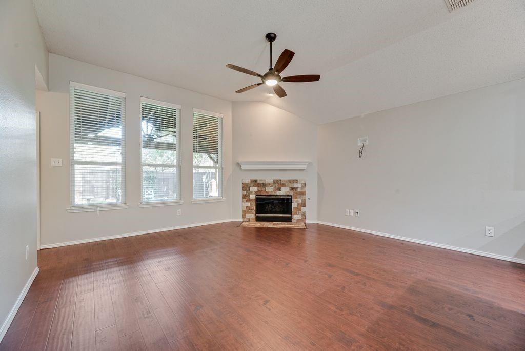 Nice, newer windows framing the magnificent outdoor living space.