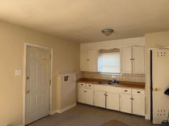 Kitchen--gas range and refrigerator will be installed