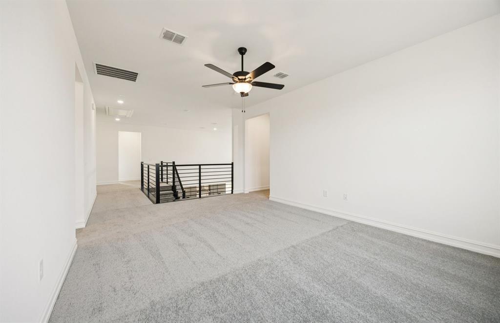 *Floorplan representation, not actual home - Spacious game room on second level