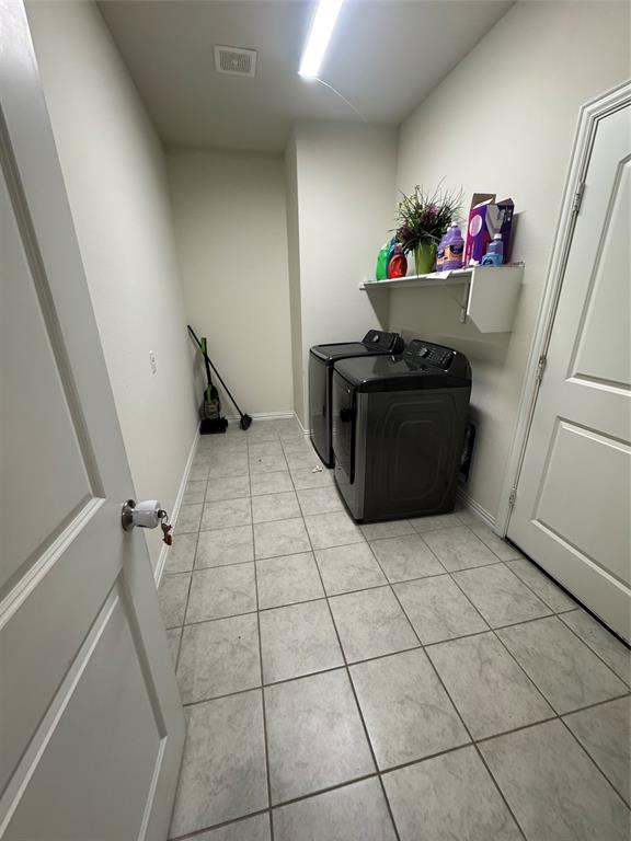 Extra spacious for additional storage.  Washer &n dryer included in rental.