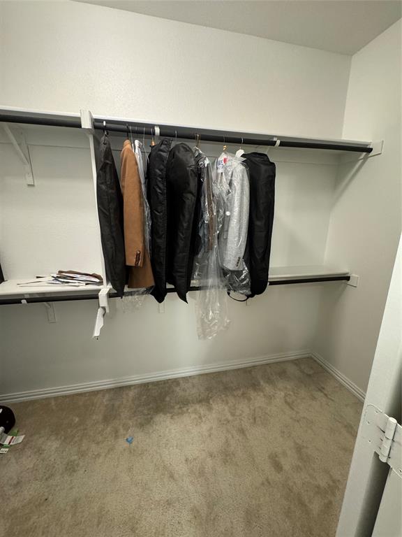 Extra-large walk-in closet.