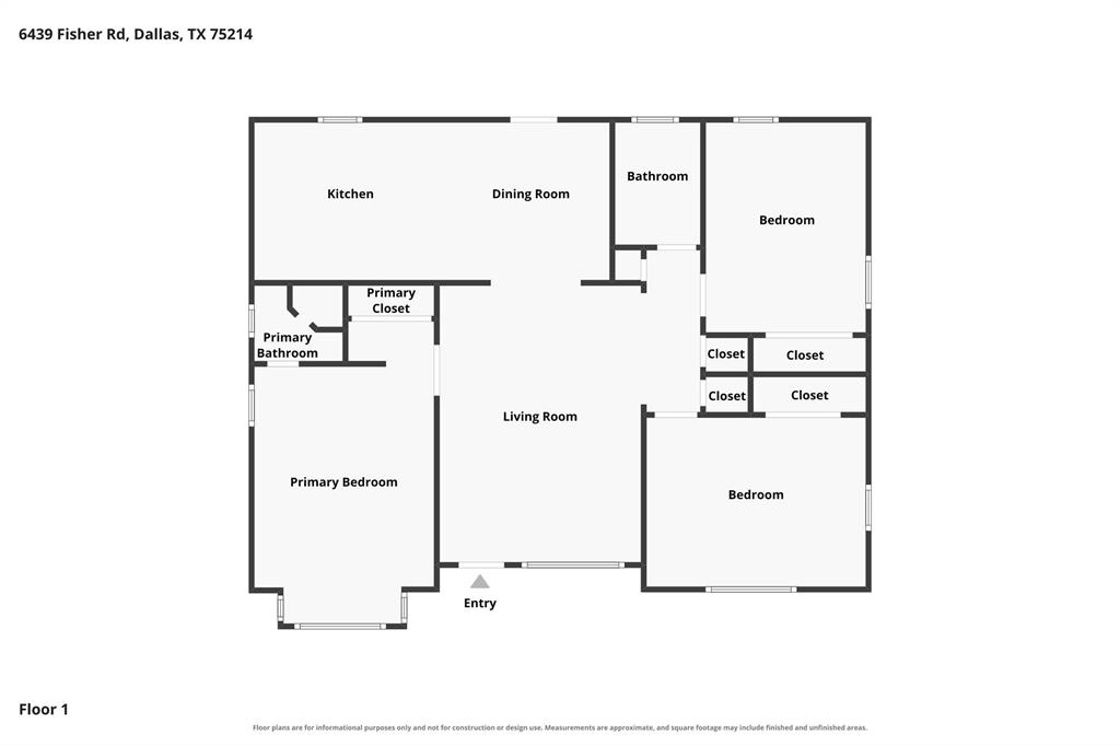 6439 Fisher Road, Dallas, TX 75214