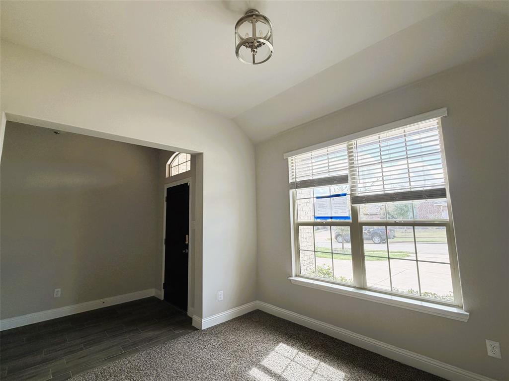 Formal dining just off entry.