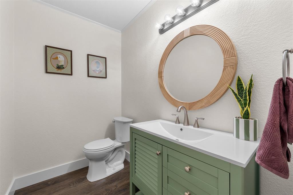 Half bath main floor