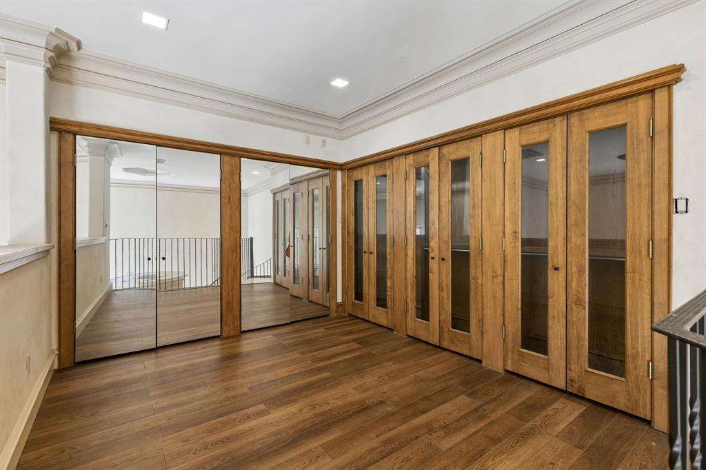 Closet on second floor of primarty bath