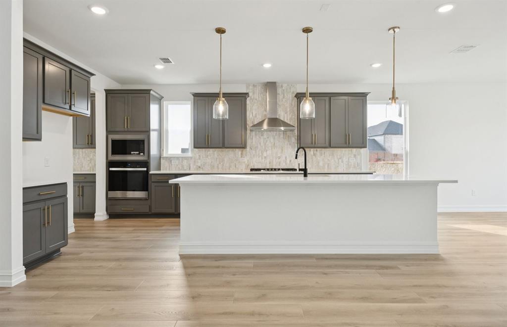 *Floorplan representation, not actual home - Spacious kitchen with eat-in bartop island