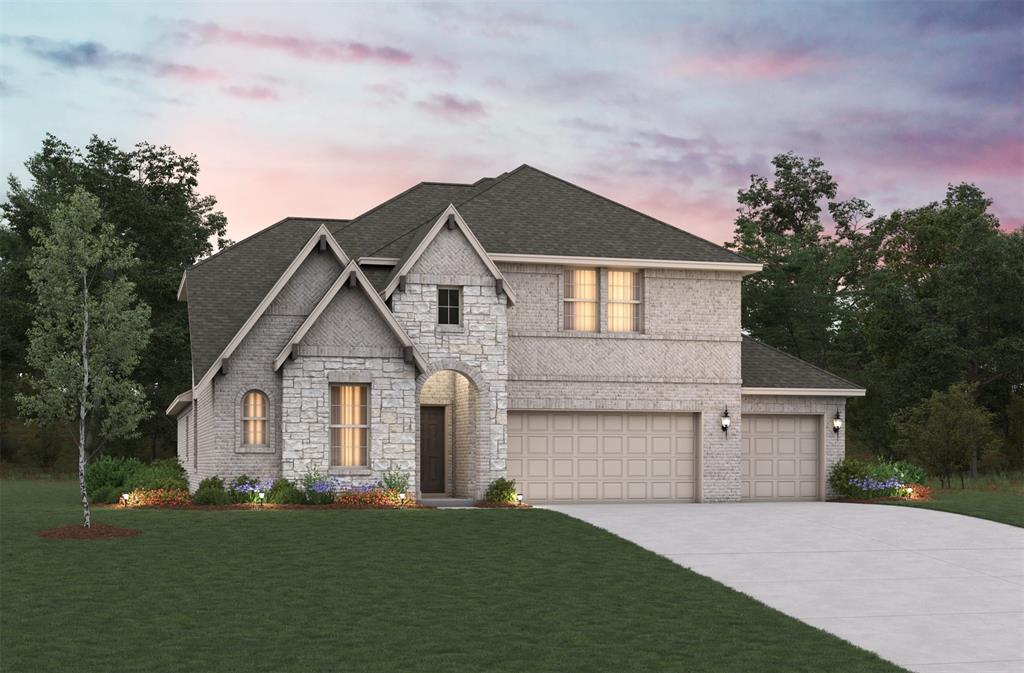 Beazer Homes Brookville Estates Summerfield Floorplan.