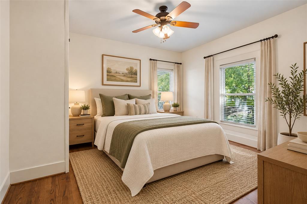 Virtually Staged Front Bedroom