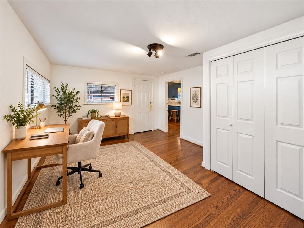 Rear Third Bedroom with Separate Entry and En-Suite Bath. Virtually Staged