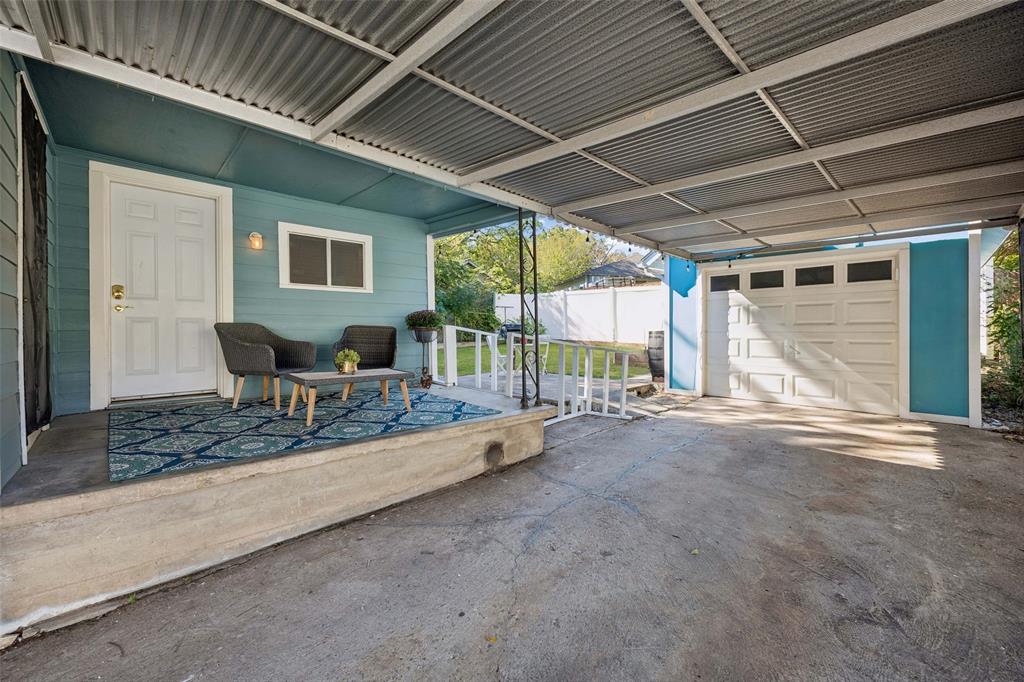 Carport and Large 1 Car Garage.  Plenty of covered parking