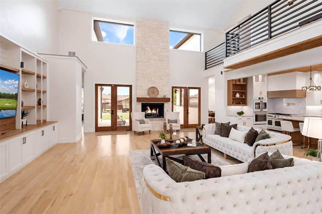 Family Room Virtually Staged