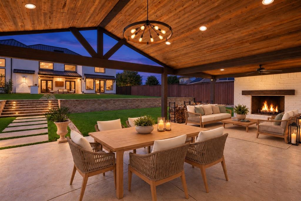 Second Outdoor Living Area Virtually Staged