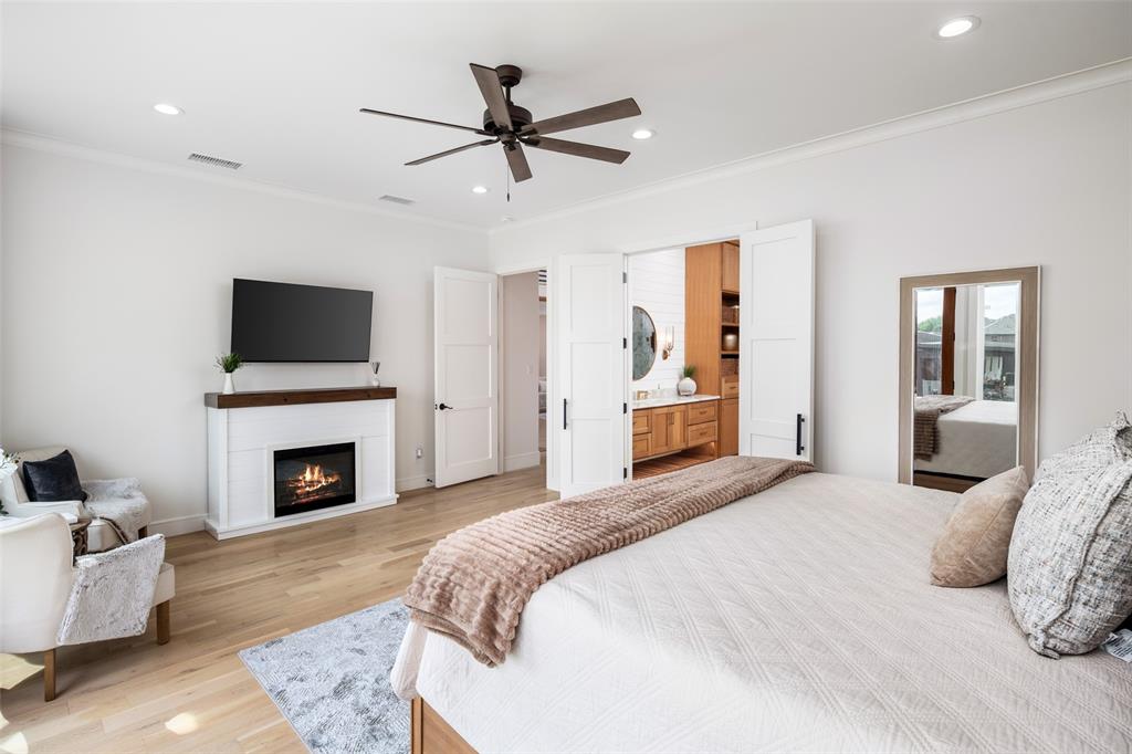 Primary Bedroom with Fireplace