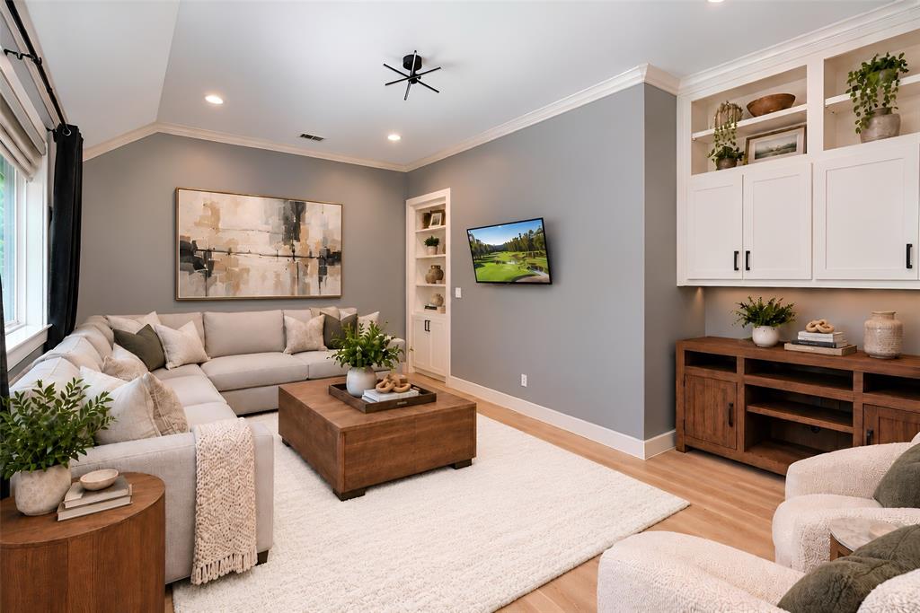 Gameroom Upstairs Virtually Staged