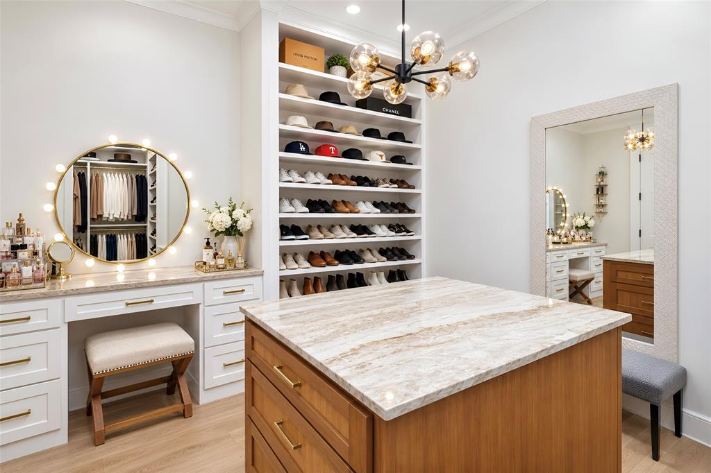 Primary Bedroom Closet Virtually Staged