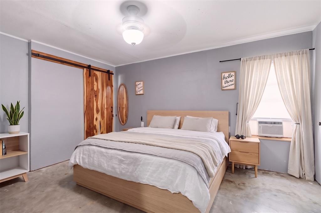 Virtually staged Primary bedroom