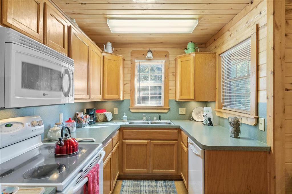 Plenty of natural light, and space to prepare and cook