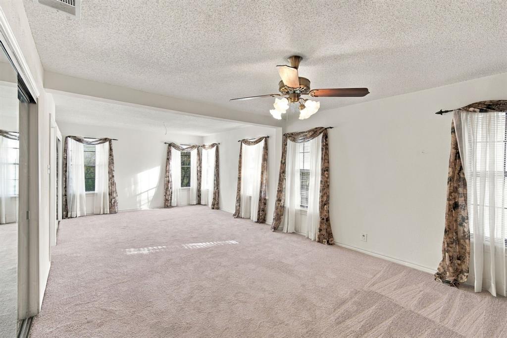 New carpet and windows to the outside