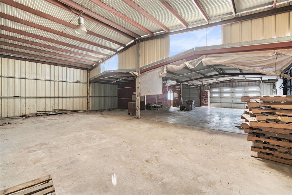 Back of workshop with view to the front