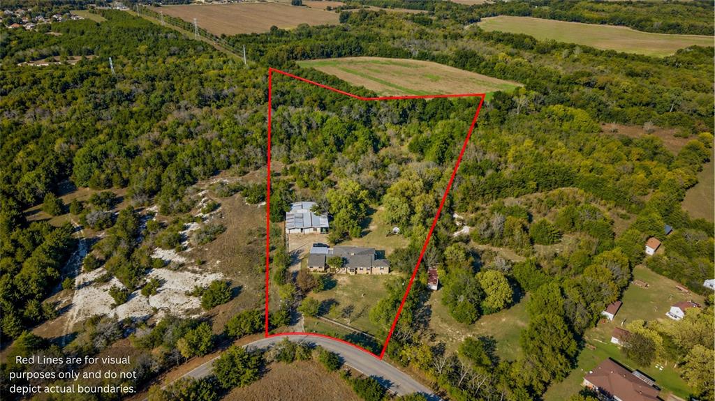 Estimated boundary of property