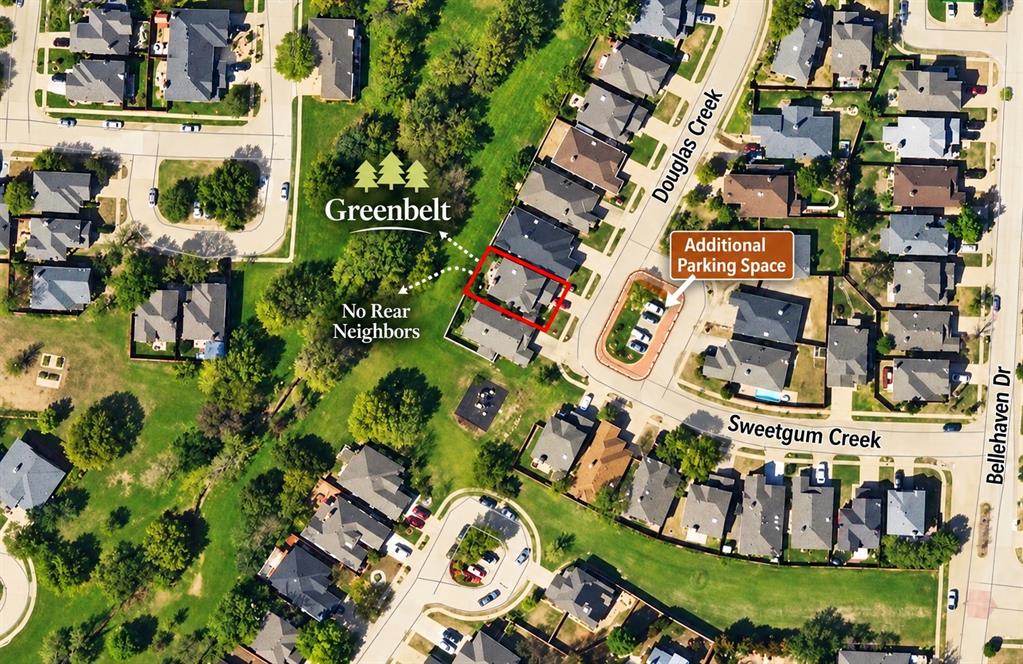 Property Site Plan. Illustrating the physical placement of the property relative to designated infrastructure and local land use markers